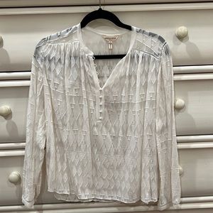 Rebecca Taylor off white top